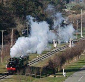 Pleasant Point steam train