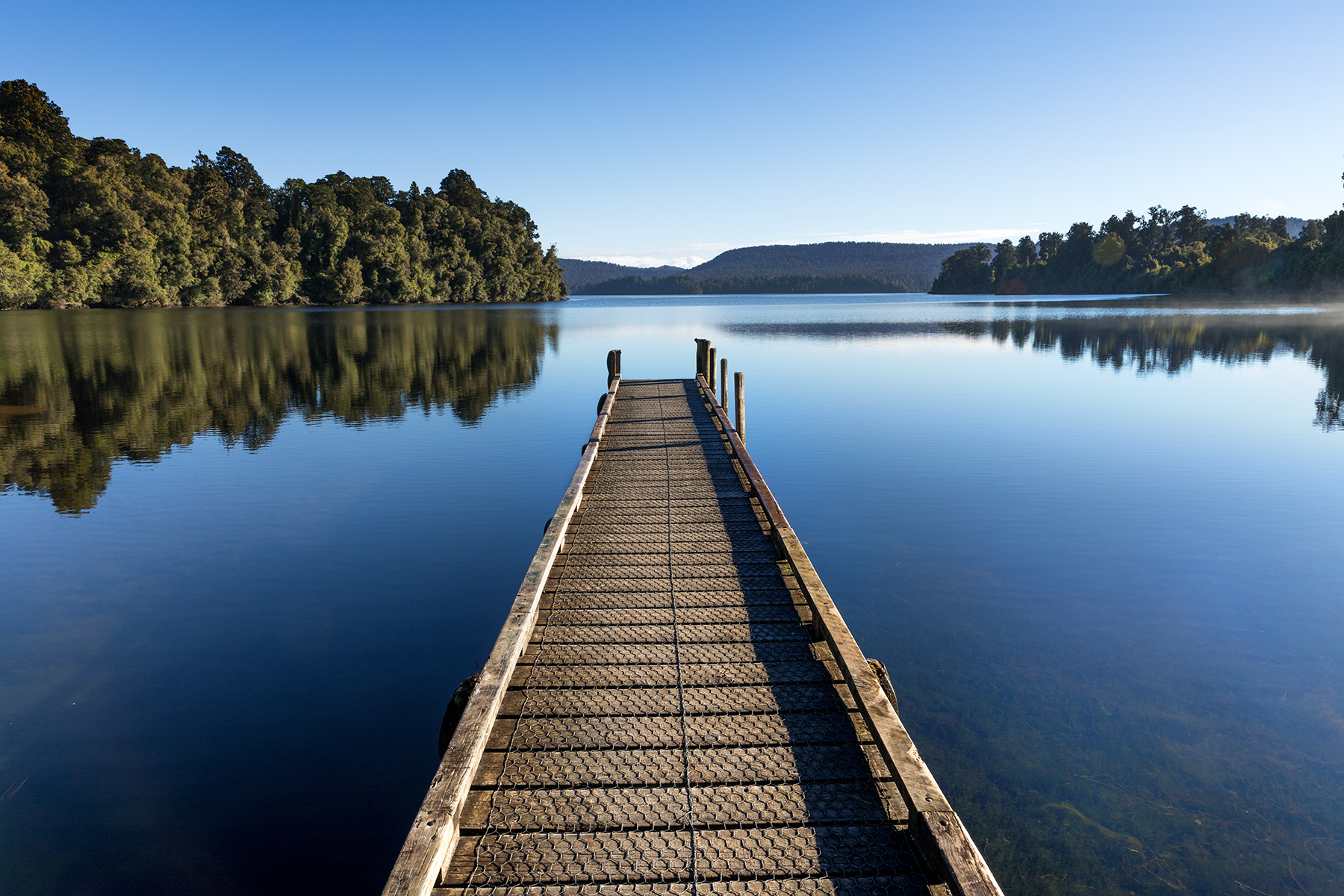 Scenic Lake Mapourika West Coast