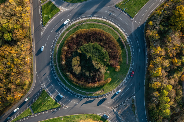 a NZ roundabout 